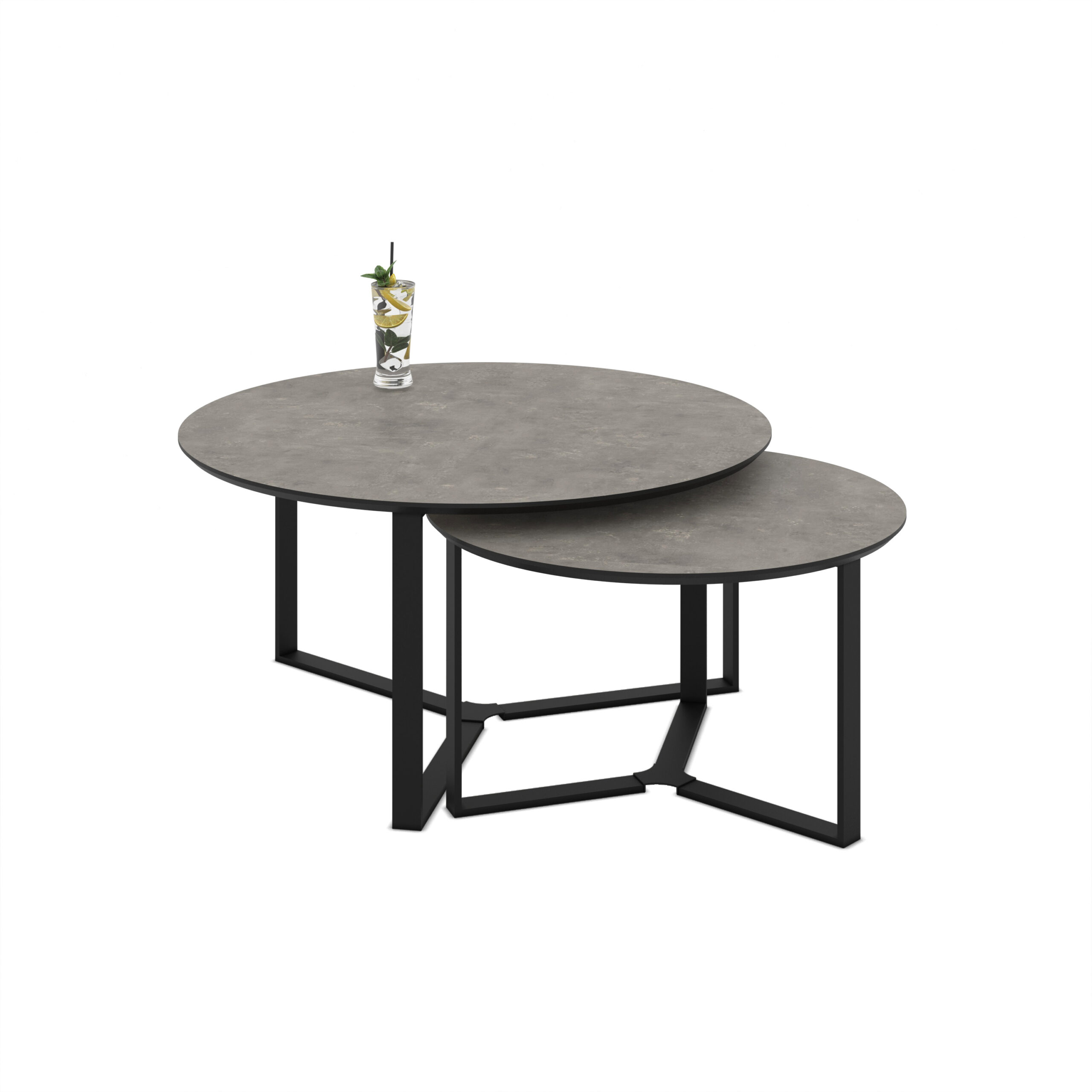 Diivanilaud Miami 90 / Retro Stone, Hall (betooni imitatsioonimuster) - suur - pilt 4