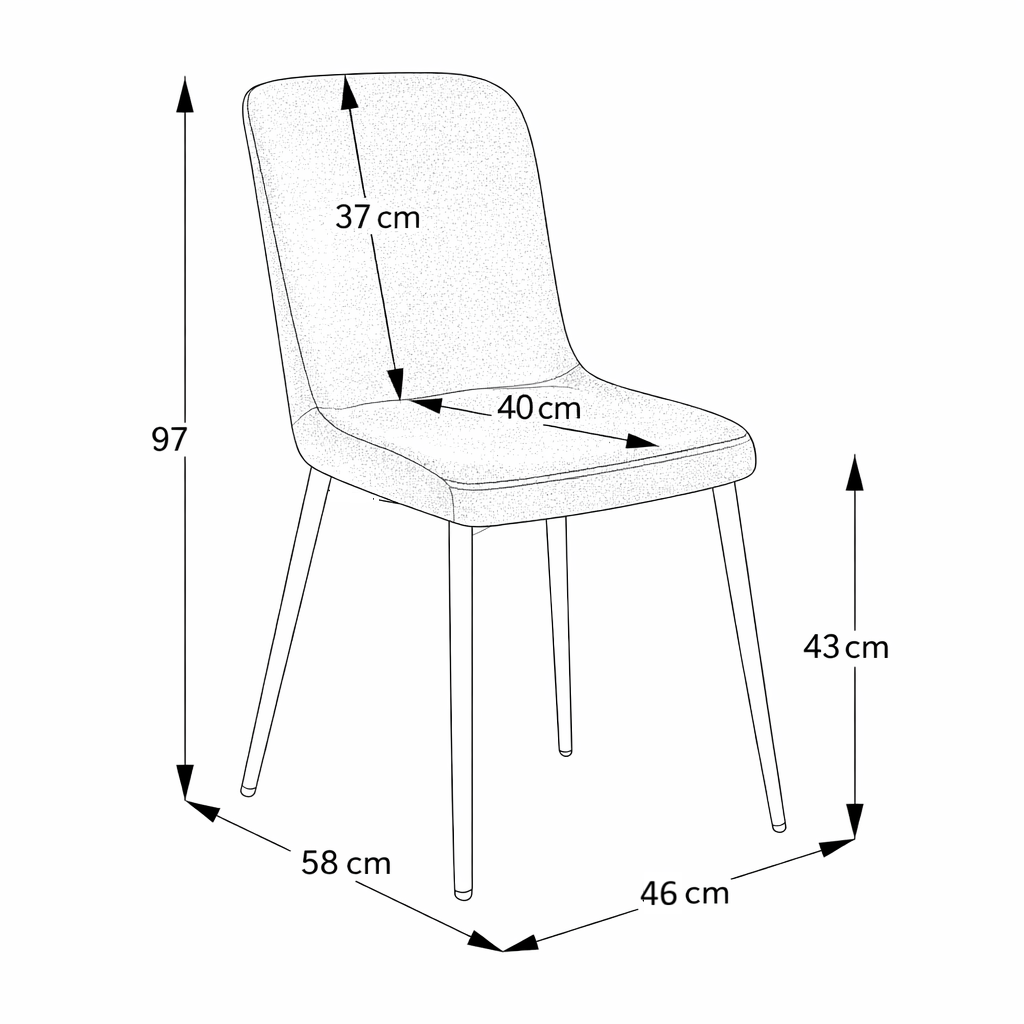 Söögitoa tool Beverly UF995-21, Pruun - pilt 6