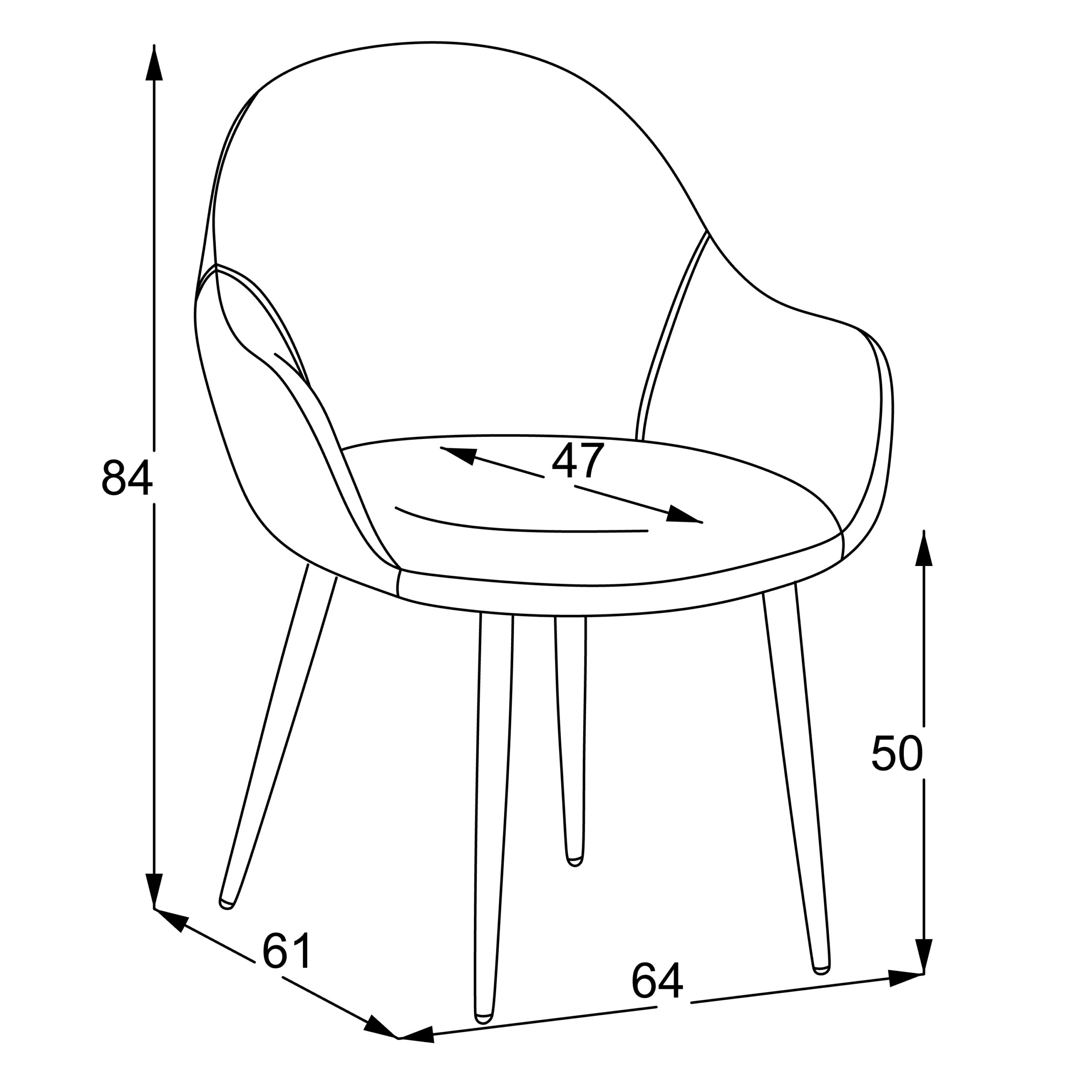Söögitoa tool Duro / Coco 10 / Uras 12 - Conic KD - pilt 3