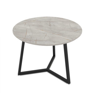Kohvilaud Klint 60 / Bianco High Gloss, Pruunikashall (marmorimustriga) (Copy) (Copy)